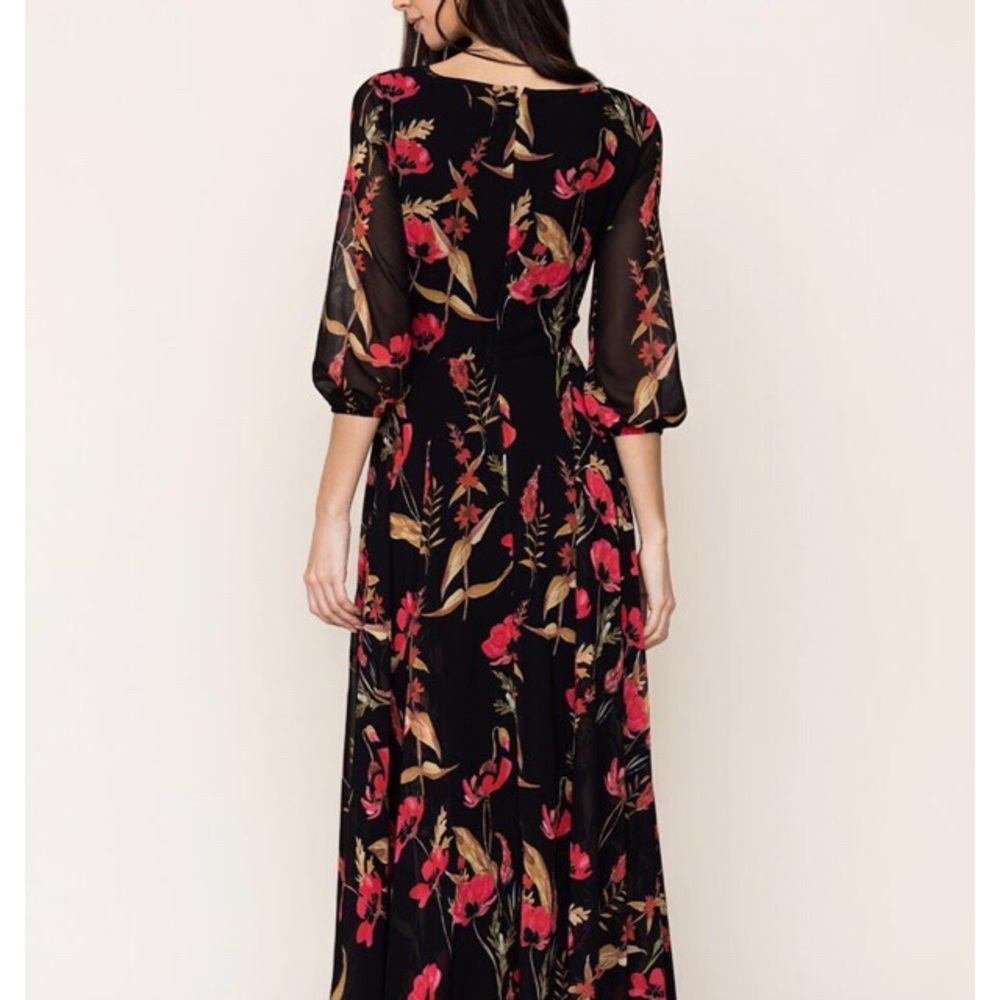 Yumi Kim XS Woodstock Maxi Dress in “Ruby Romance”